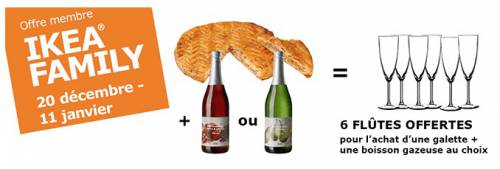 galette des rois 2015 ikea galette des rois 2015 ikea avec 6 flûtes offertes