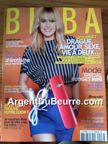 magazine biba mai 2015 batterie magazine biba mai 2015 batterie externe de secours pour smartphone en cadeau