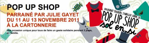 pop up shop pop up shop sol en si braderie vêtements enfants et ado