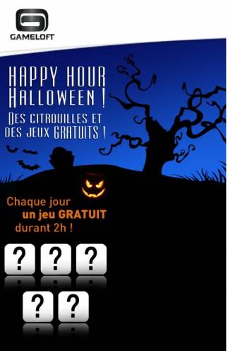 gameloft jeux gratuits android happy hour halloween 2 jeux gratuits par jour sur android