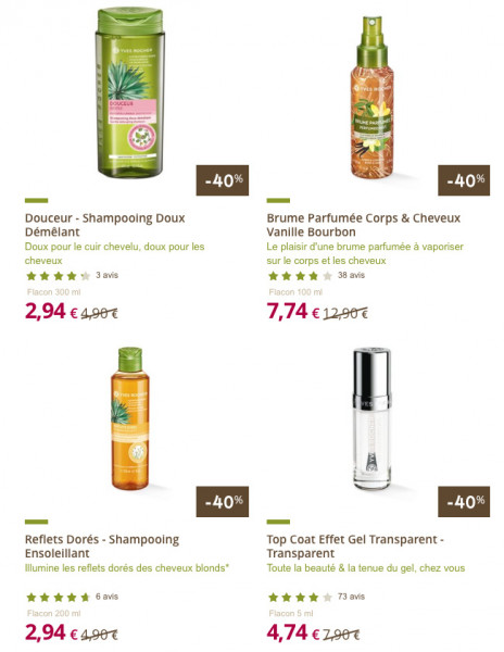 yves rocher départ été