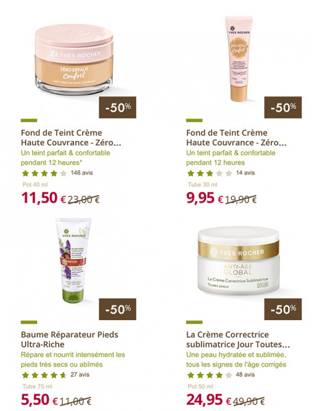 yves rocher départ été