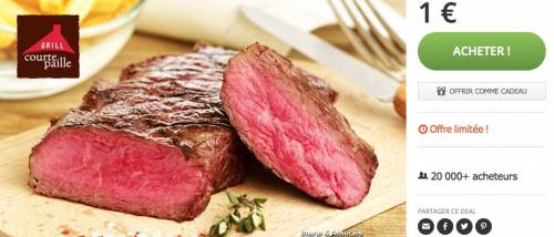 courtepaille offre groupon grillades restaurants courtepaille avec l'offre groupon grillades à -40% pour 1 euro