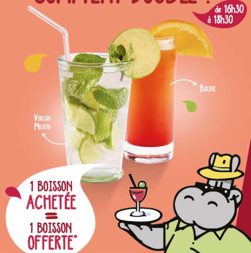hippopotamus 1 boisson achetée 1 offerte hippopotamus 1 boisson achetée 1 boisson offerte sur la carte limonade