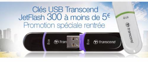 promo clé usb transcend rentrée 2015 promo clé usb transcend rentrée 2015