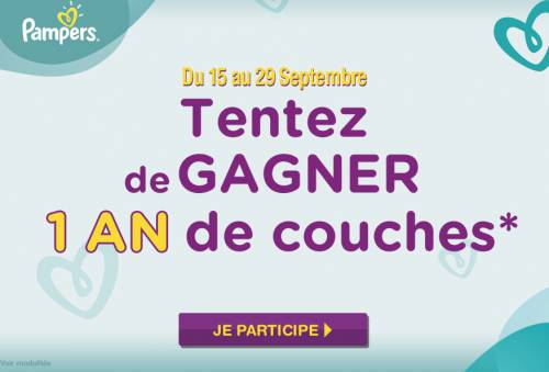 jeu-concours auchan pampers 2015 jeu-concours auchan pampers 2015 pour gagner 1 an de couches
