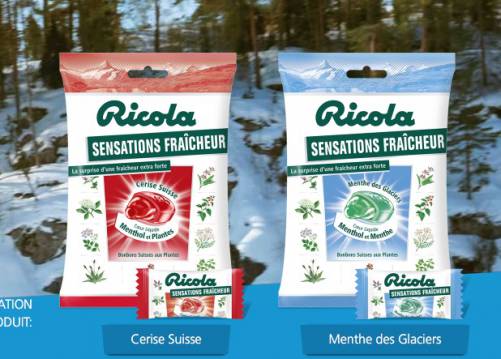 ricola échantillons gratuits de bonbons ricola échantillons gratuits de bonbons sensations fraîcheur