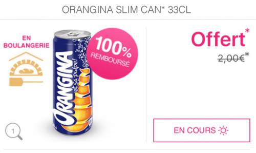 shopmium orangina 100% remboursé shopmium orangina slim can 100% remboursé