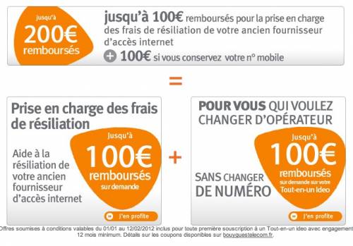 200? remboursés chez bouygues 200? remboursés chez bouygues pour changer d'opérateur et conserver son numéro
