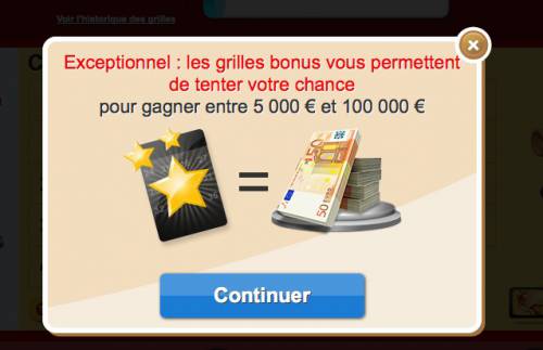 kingoloto grille bonus grilles bonus de 5000? à 100000? à gagner sur kingoloto nouvelle version