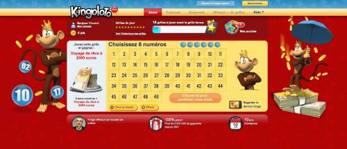 kingoloto grille de la nouvelle version grille loterie gratuite kingoloto nouvelle version