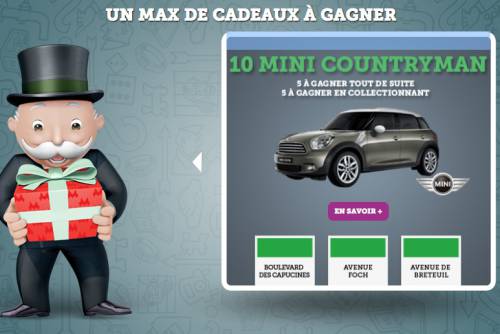 monopoly max mc do 2012 cadeaux vignettes monopoly max mc do 2012 les cadeaux à gagner en collectionnant les vignettes