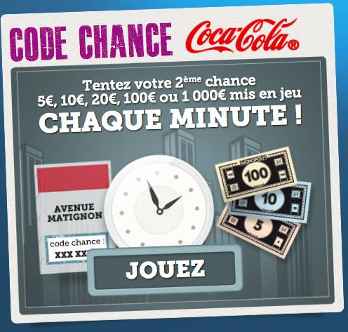 monopoly mc do 2012 vignette code chance gagner de 5? à 10 000?