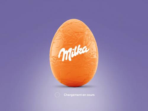 oeuf orange milka oeuf orange milka