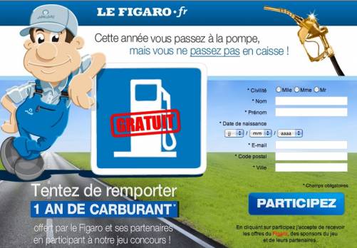 1 an de carburant gratuit jeu-concours essence gratuite