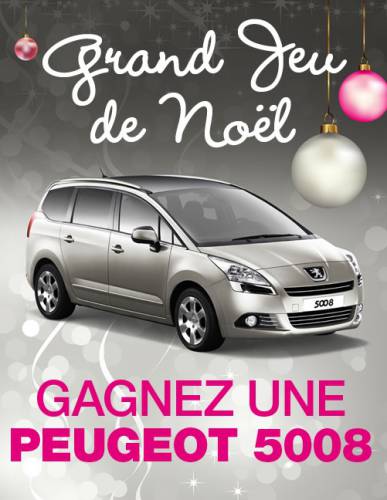 grand jeu de noël aubert grand jeu de noël aubert gagner une peugeot 5008