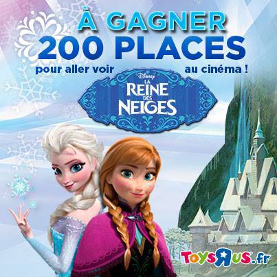 la reine des neiges 200 places à gagner la reine des neiges 200 places à gagner pour voir le dessin animé au cinéma