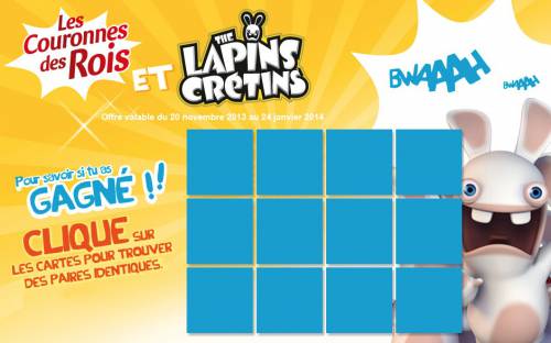 grand jeu boulangère lapins crétins grand jeu boulangère lapins crétins : 200 cadeaux à gagner