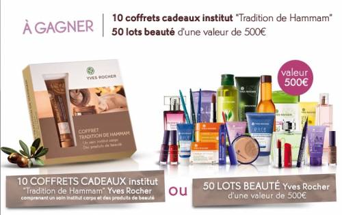 gagner produits yves rocher jeu concours gagner produits et coffrets cadeaux yves rocher