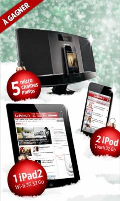 jeu-concours noel 2011 le point jeu-concours noel 2011 le point ipad 2 ipod touch à gagner