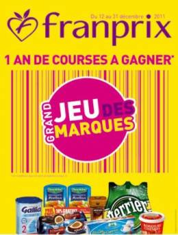 franprix grand jeu des marques franprix grand jeu des marques 1 an de courses à gagner