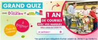 pour tout vous dire : grand quiz 1 an de courses bandeau du concours 1 an de courses à gagner