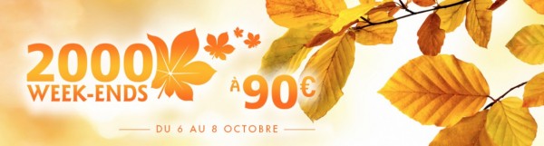 gites de france : 2000 weekends à 90 euros pour octobre 2017