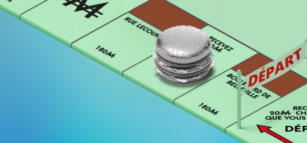 jeu monopoly mcdo en restaurant plateau de jeu virtuel