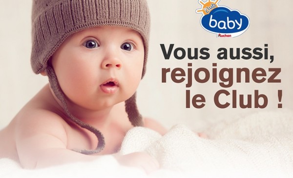 a l'inscription le club baby auchan offre des cadeaux pour les bébés avec trousse de naissance, réductions et cadeux anniversaires jusqu'aux 3 ans de l'enfant