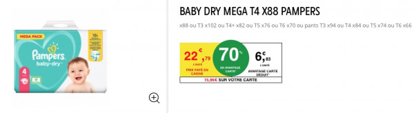 promo intermarché pampers