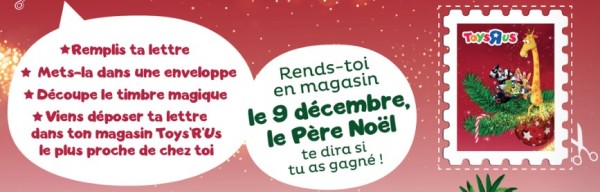 rencontre père noël chez toys r us et cadeaux à gagner