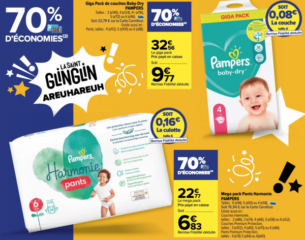 promo carrefour pampers