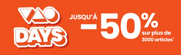 tape à l'oeil original days jusqu'à -50%