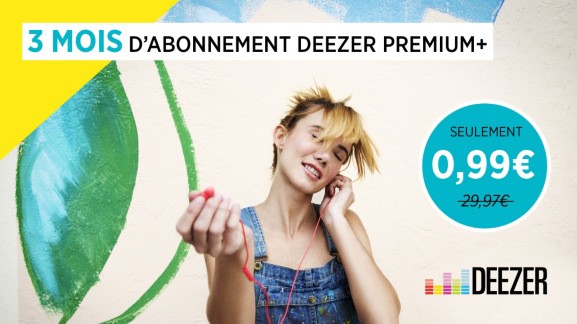 deezer premium 3 mois
