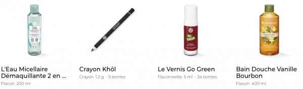 exemples articles yves rocher