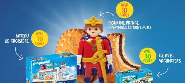 prince playmobil 2017 : obtenez des cadeaux grâce aux codes présents sur les paquets de gâteaux
