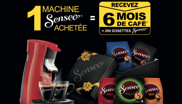 Senseo 1 Machine 6 Mois De Cafe Offerts