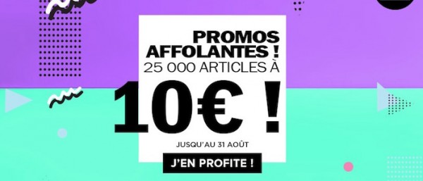 promotions brandalley 10 euros ou 20 euros en vente privée