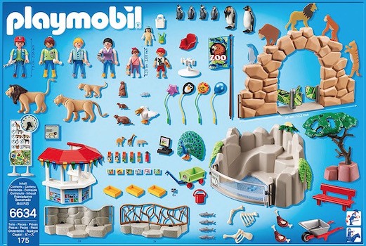 boite grand zoo playmobil en promotion : le contenu des 175 pièces