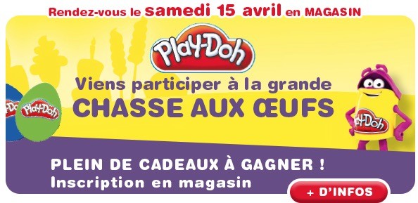toys r us chasse aux oeufs playdoh