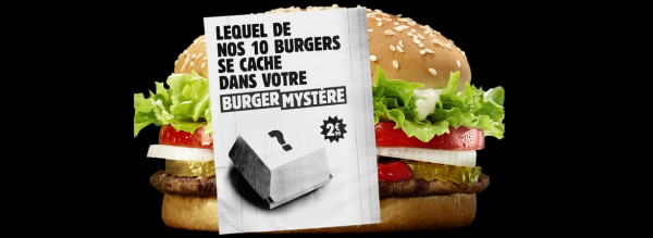 liste des 10 burger mystère chez burger king