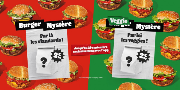 burger mystère 2023 chez burger king au prix de 3 euros