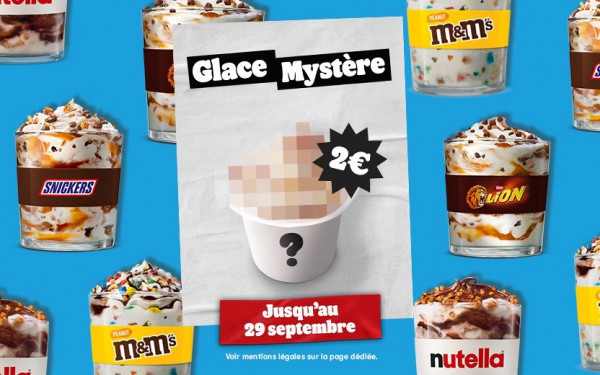 glace mystère chez burger king