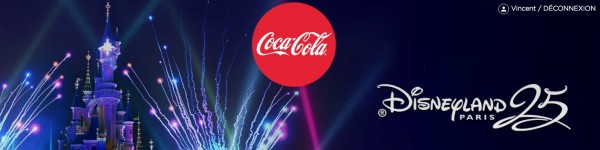 instants gagnants disneyland coca-cola avec 103 séjours à gagner