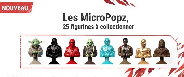 leclerc micropopz star wars : 25 figurines à collectionner