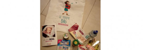 intermarché tototte bag offert aux femmes enceintes et aux jeunes parents