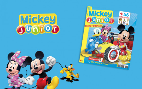 Mickey Junior : abonnement 12 mois = 40€ (-44%)