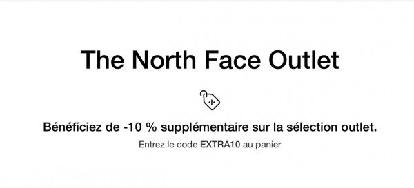 north face 10 percent