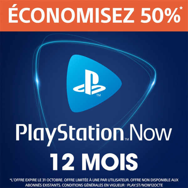 promo playstation now 12 mois