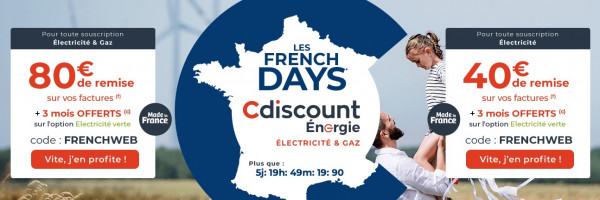 cdiscount energie french days 2021